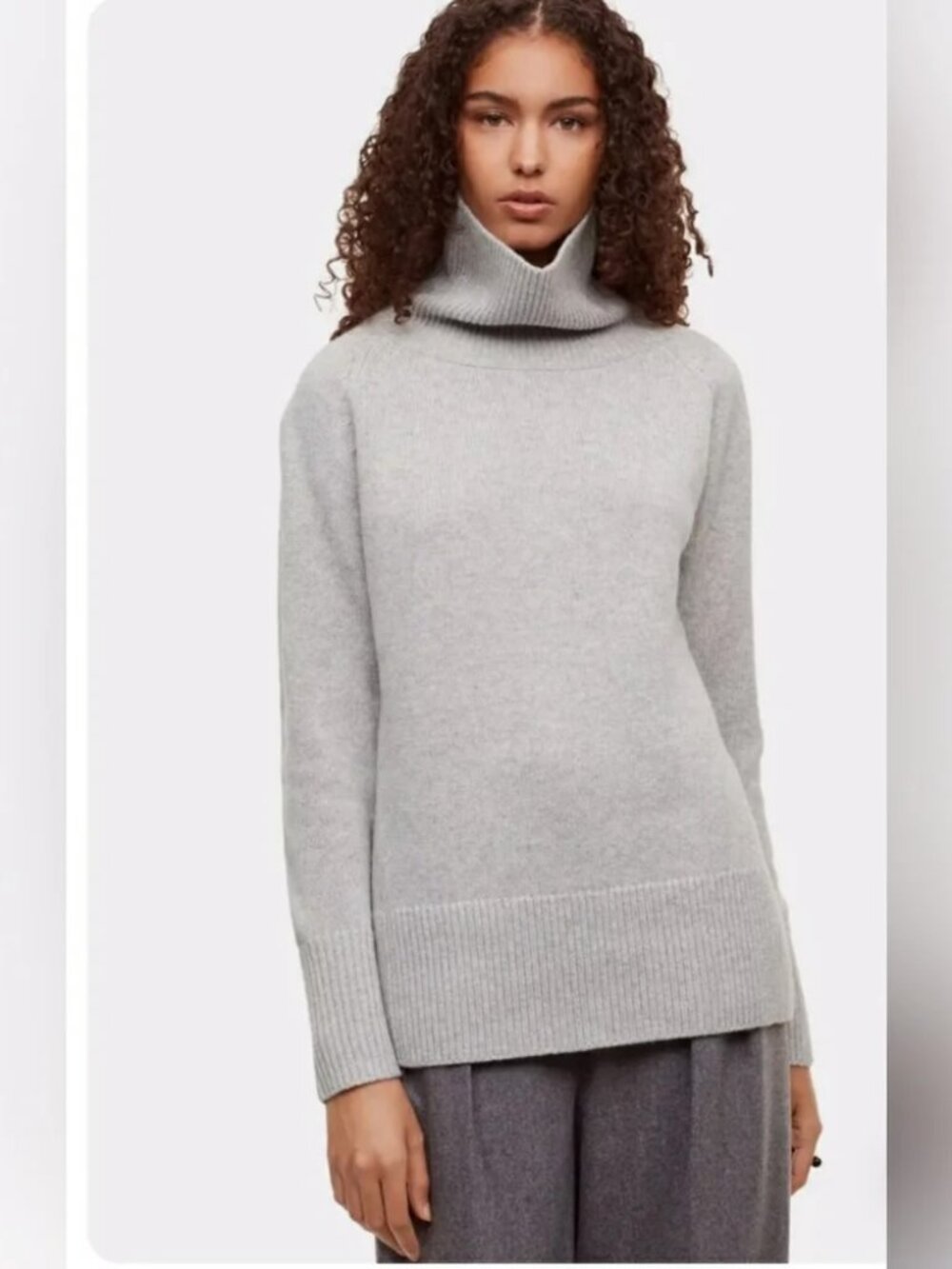 Aritzia Babaton cashmere wool turtleneck sweater XS
